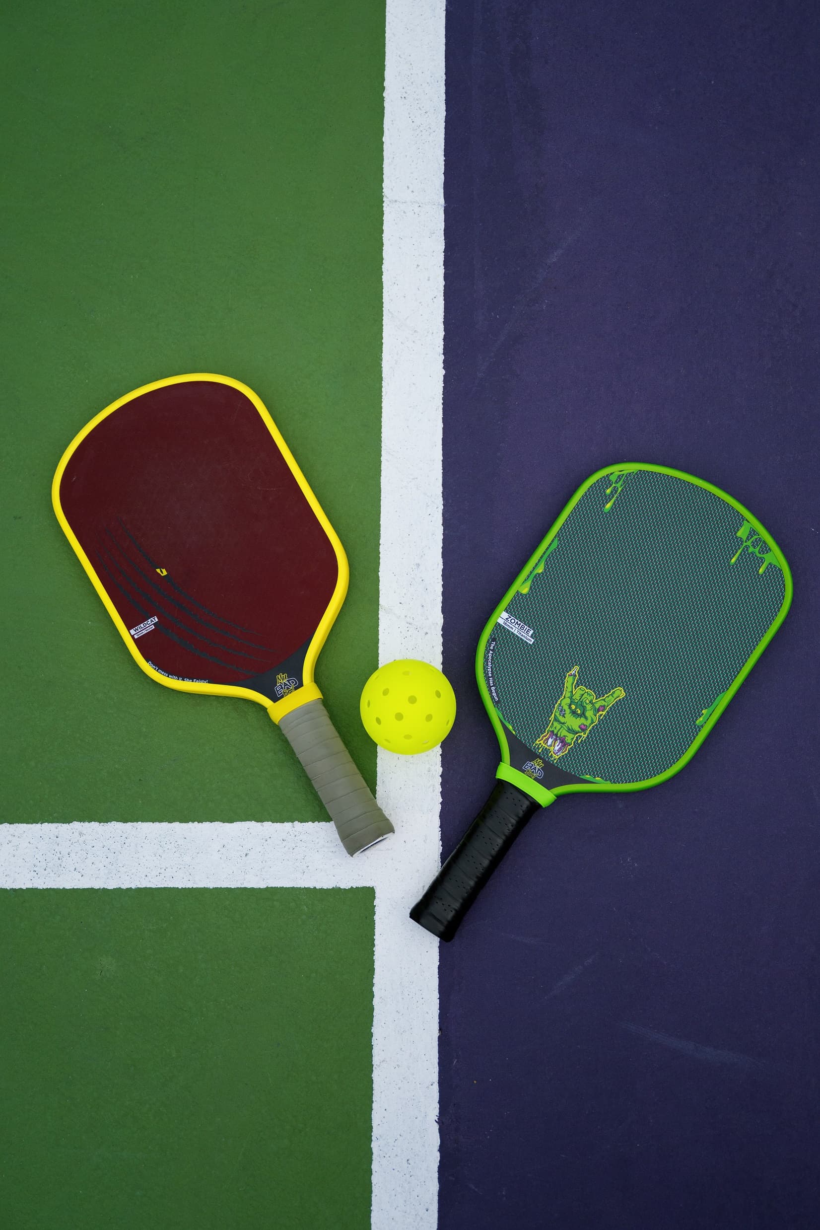 Pickleball paddle photography